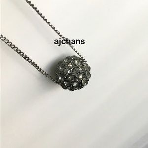NEW Chloe & Isabel Pave Ball Pendant Necklace